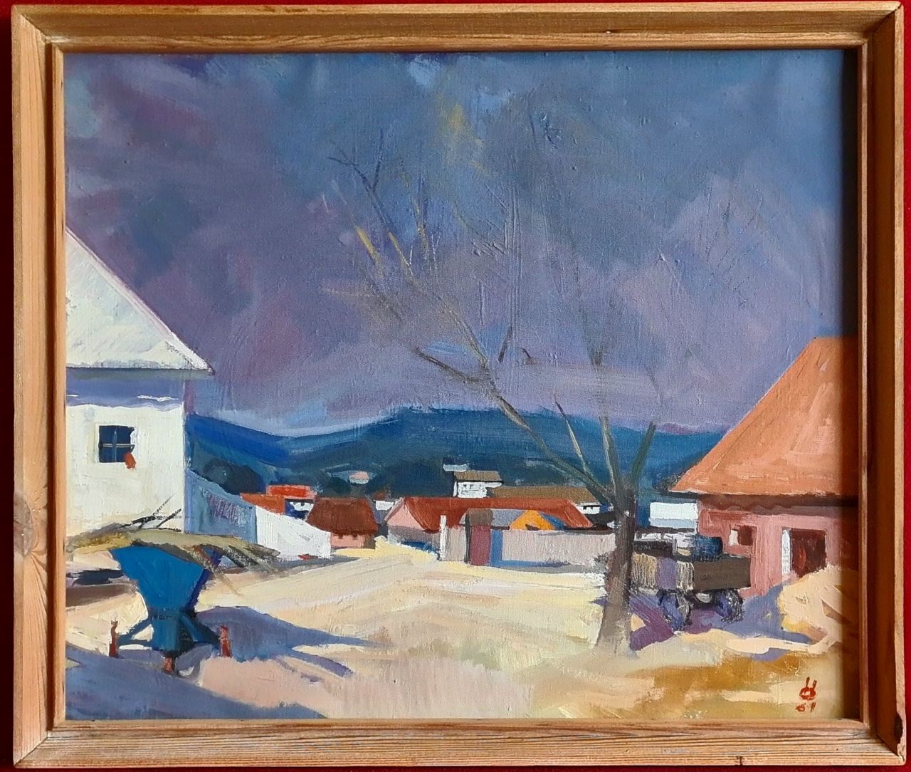 Ősz Dénes (1915 - 1980) : Utcarészlet