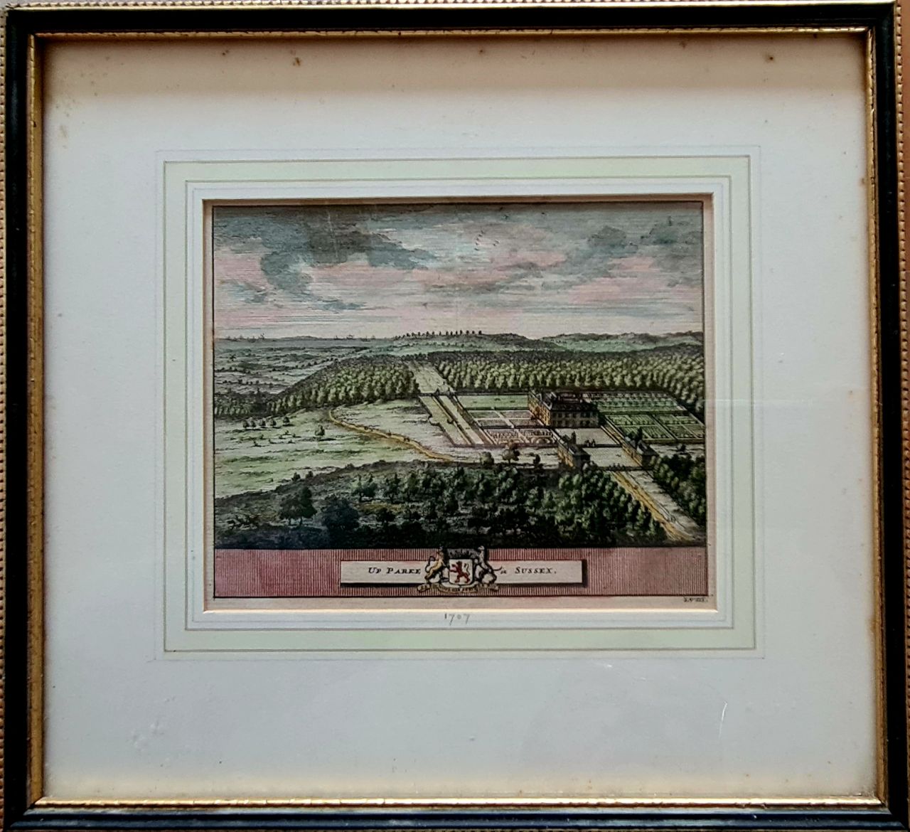 Johannes Kip (1652-1722) : Up park Sussex 1707