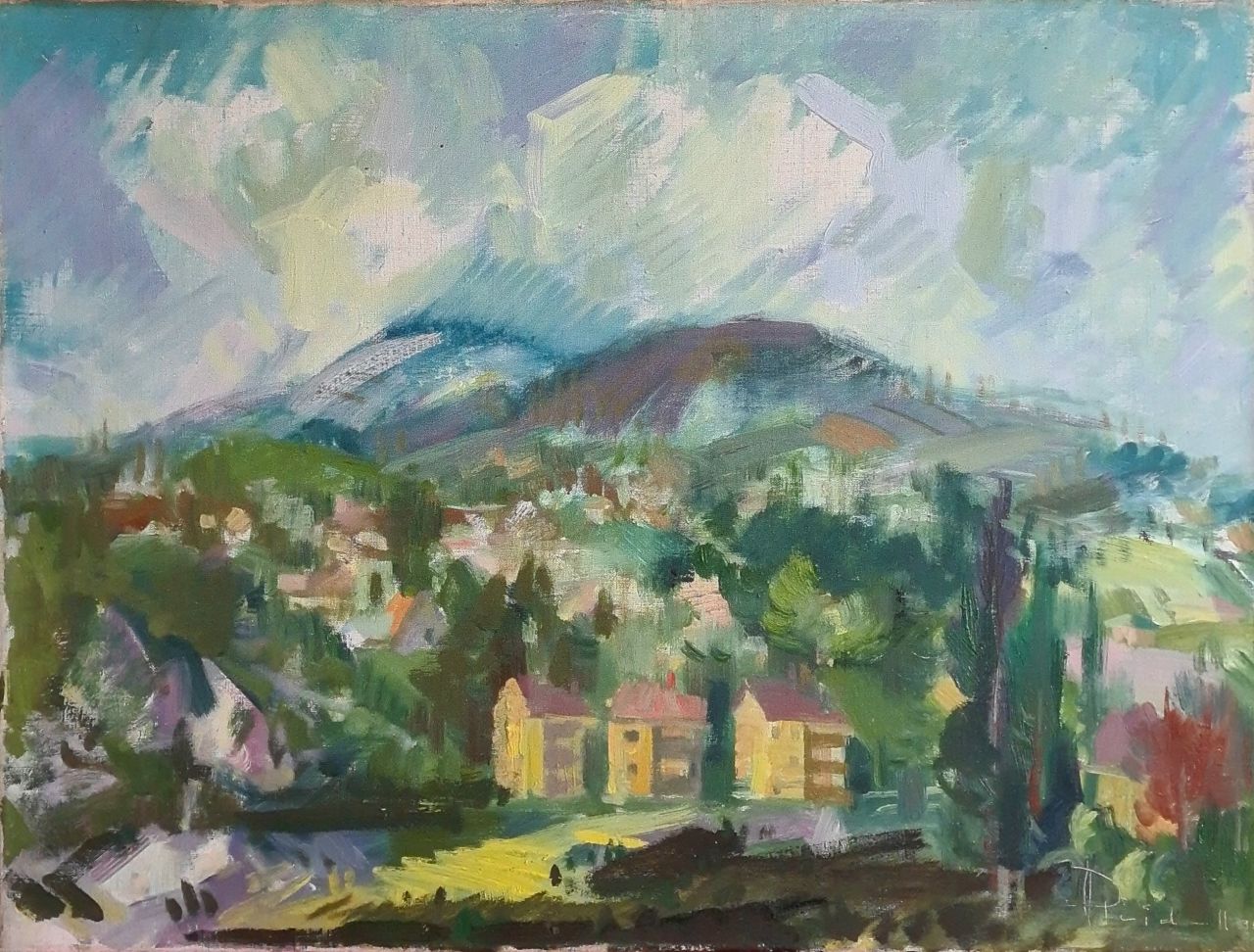 Pleidell János (1915 - 2007) : Hegyvidéki táj Pleidell János (1915 - 2007) : Hegyvidéki táj