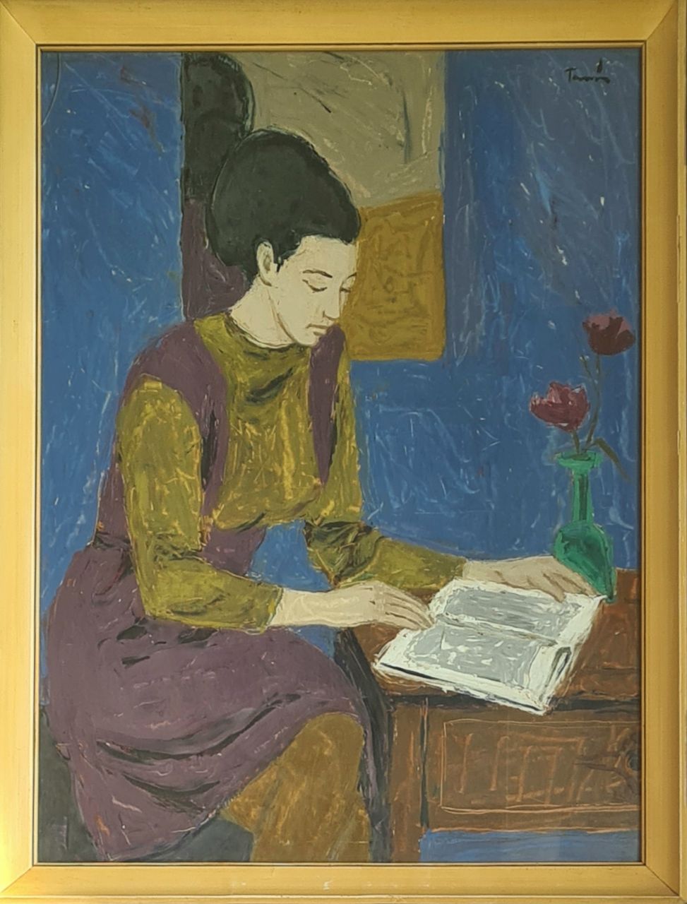 Tamás Ervin (1922 - 1996) : Olvasó nő