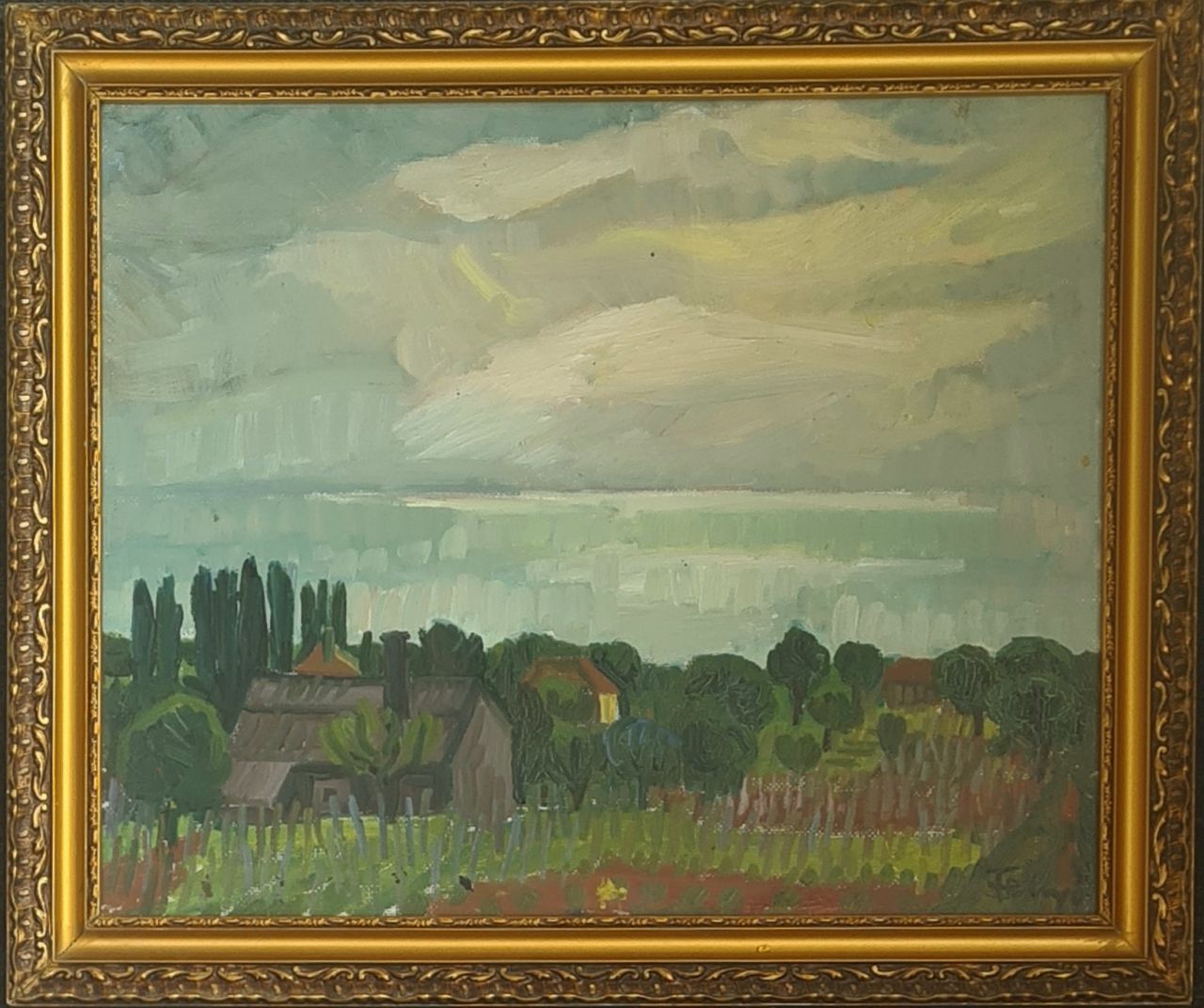 Fenyő Andor Endre (1904 - 1971) : Balatoni kilátás Fenyő Andor Endre (1904 - 1971) : Balatoni kilátás