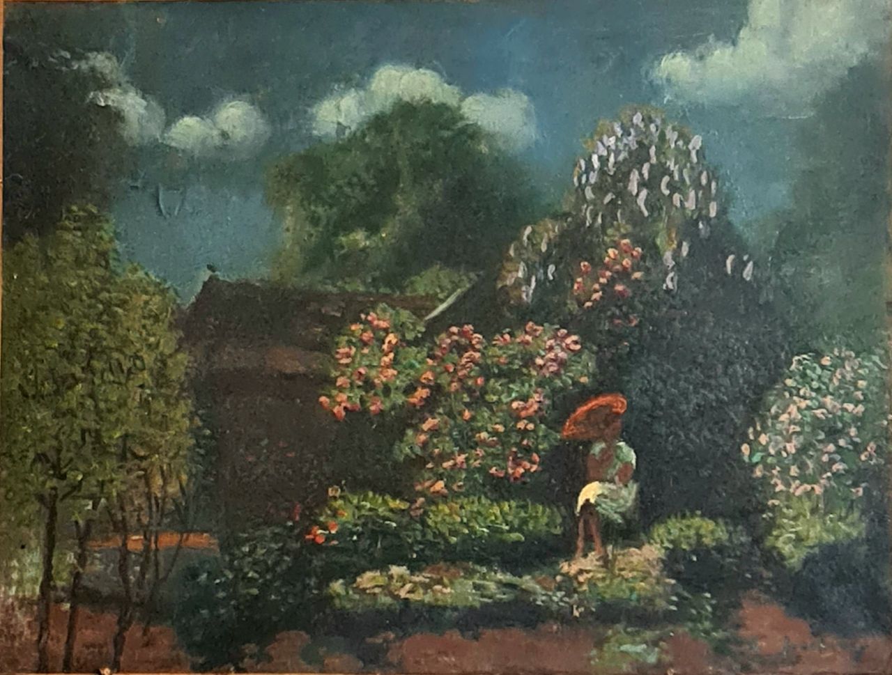 Csejtei Joachim Ferenc (1882 - 1964) : Kertben