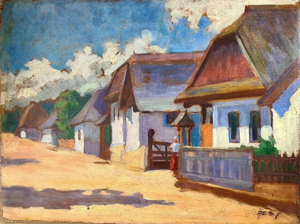 Ács Ferenc (1876 - 1949) : Bányászházak Ács Ferenc (1876 - 1949) : Bányászházak