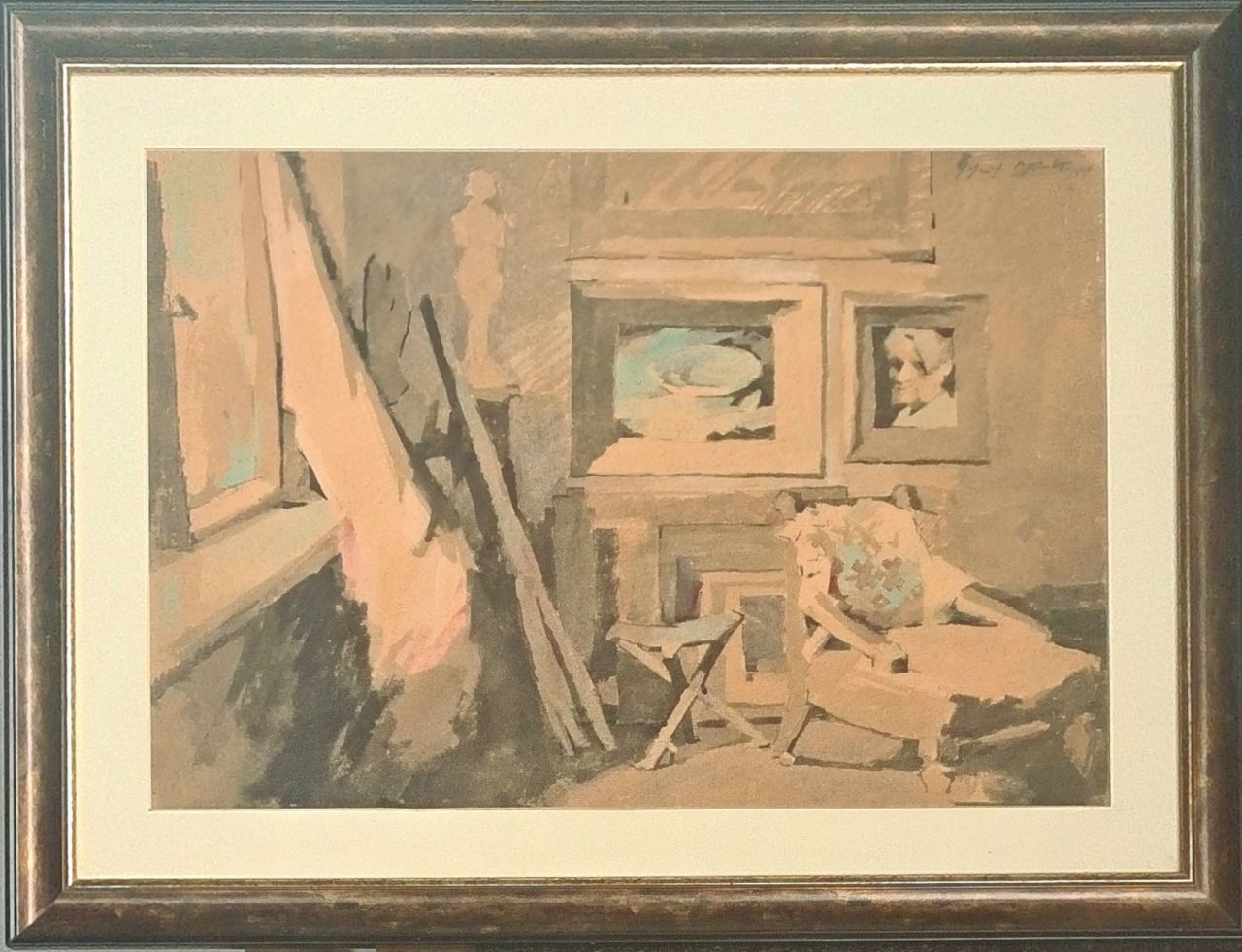 Nagy Oszkár (1883 - 1965) : Műtermem