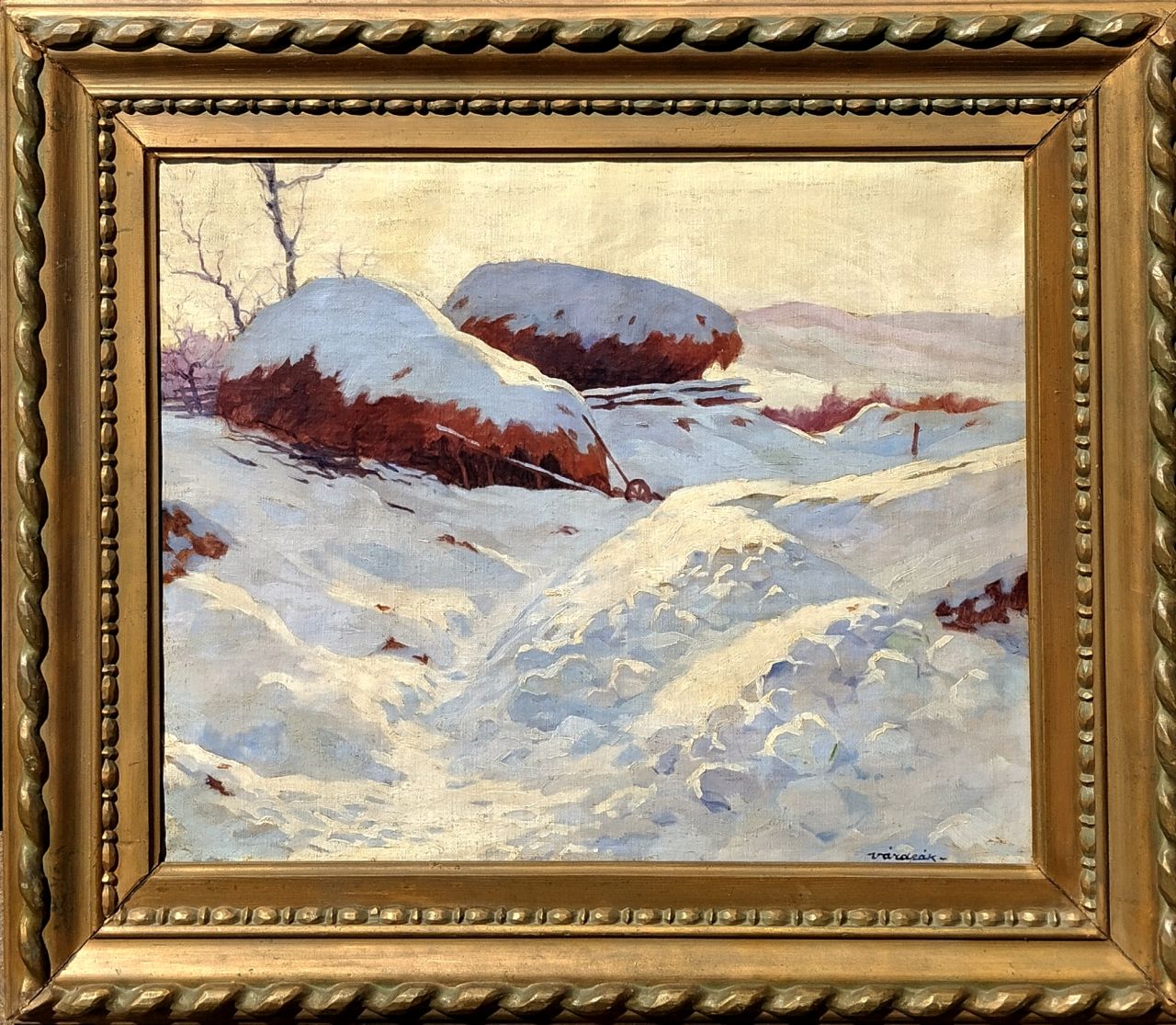 Várdeák Ferenc (1897 - 1971) : Téli boglyák